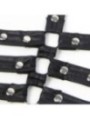 SUBBLIME - 954406 ROBE BONDAGE EN CUIR NOIR S/M