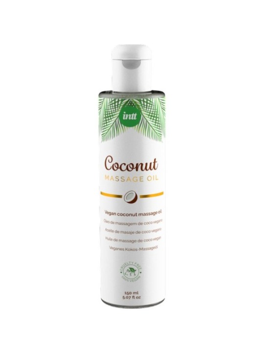 INTT - HUILE DE MASSAGE VÉGÉTALIENNE DOUCE AU SAVEUR RELAXANTE DE NOIX DE COCO