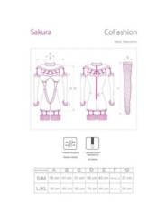 LIVCO CORSETTI FASHION - COMBINAISON SAKURA CF 90357 + GANTS LONGS + PORTE-JARRETELLES NOIR L/XL