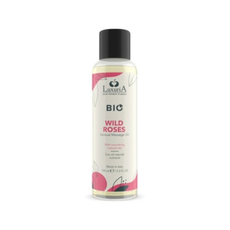 INTIMATELINE LUXURIA - HUILE DE MASSAGE BIO ROSES SAUVAGES 100 ML