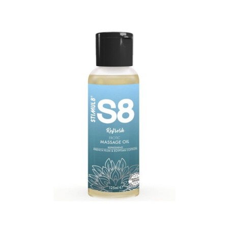STIMUL8 - S8 REFRESH HUILE DE MASSAGE AU COTON 125 ML