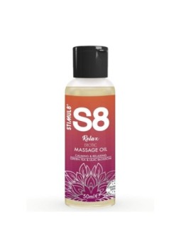 STIMUL8 - S8 RELAX HUILE DE MASSAGE ÉROTIQUE THÉ VERT 50 ML