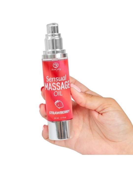 SECRETPLAY - HUILE DE MASSAGE À LA FRAISE