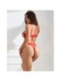 SUBBLIME - 955519 ENSEMBLE SOUTIEN-GORGE AVEC CHAÎNES ET COEUR EN MAILLE ROUGE S/M