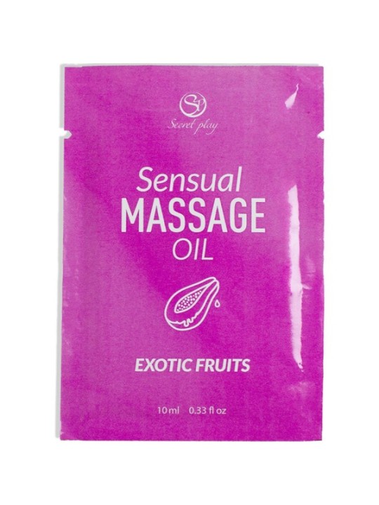 SECRETPLAY - HUILE DE MASSAGE MONODOSE AUX FRUITS EXOTIQUES 10 ML