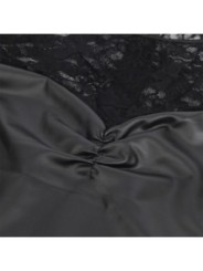 SUBBLIME - 955601 ROBE À MANCHES LONGUES AVEC DENTELLE NOIRE L/XL