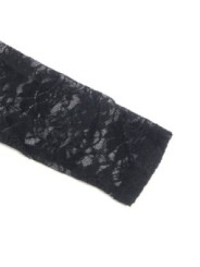 SUBBLIME - 955601 ROBE À MANCHES LONGUES AVEC DENTELLE NOIRE L/XL