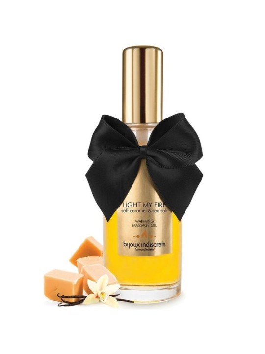 BIJOUX - HUILE DE MASSAGE EFFET CHALEUR ARÔME CARAMEL