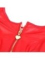 SUBBLIME - 957698 ROBE EN CUIR AVEC FERMETURE ÉCLAIR COEUR ROUGE L/XL