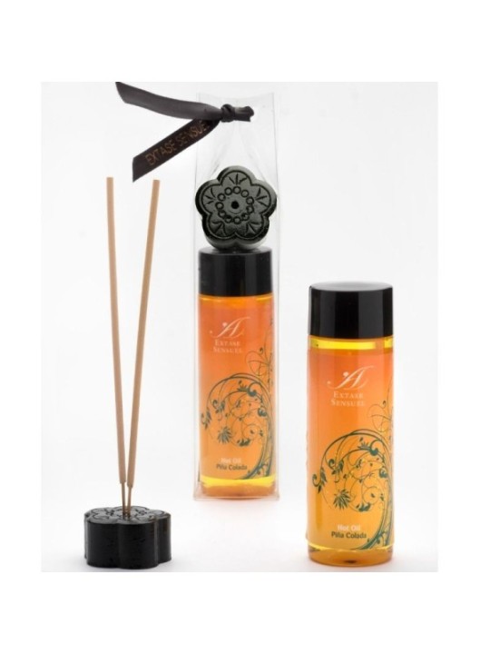 EXTASE SENSUAL - HUILE STIMULANTE DE CHALEUR PIÑA COLADA 100 ML