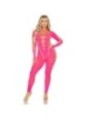 LEG AVENUE - BODYSTOCKING ROSE DOS OUVERT TAILLE UNIQUE