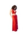 CHILIROSE - CR 4857 ENSEMBLE HAUT ET PANTALON ROUGE TAILLE L