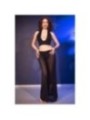 CHILIROSE - CR 4857 ENSEMBLE HAUT ET PANTALON NOIR TAILLE S