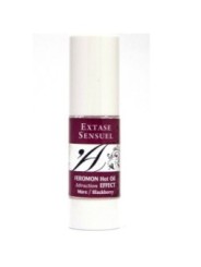 EXTASE SENSUAL - HUILE DE MASSAGE EFFET CHAUFFANT AUX PHÉROMONES DE MÛRE 30 ML
