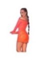 CHILIROSE - CR 4859 ROBE MINI ORANGE M