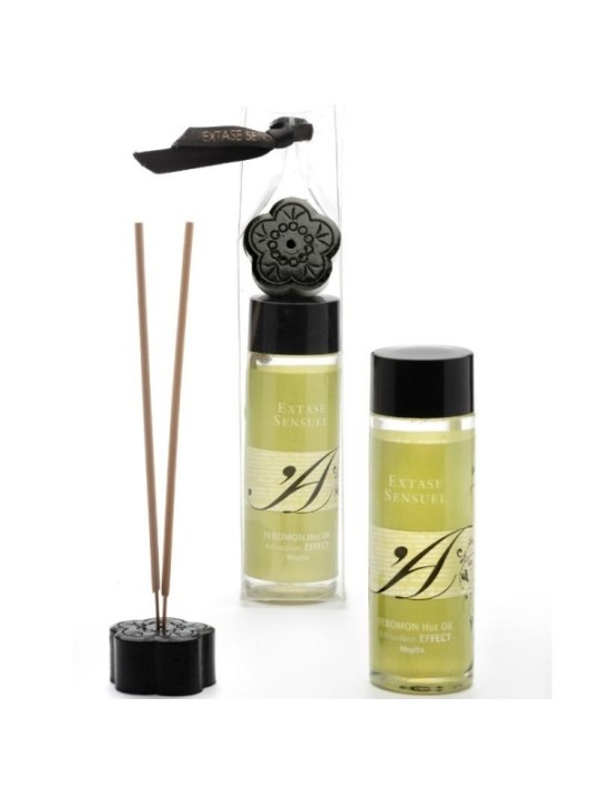 EXTASE SENSUAL - HUILE DE MASSAGE EFFET THERMIQUE AUX PHÉROMONES DE MOJITO 100 ML