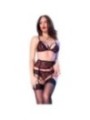 CHILIROSE - CR 4883 ENSEMBLE DE QUATRE PIÈCES NOIR S