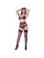 CHILIROSE - CR 4883 ENSEMBLE DE QUATRE PIÈCES NOIR M
