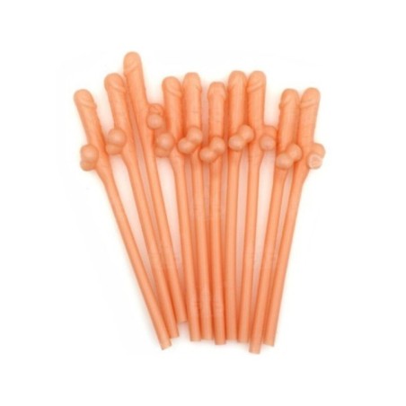 DIABLO PICANTE - 10 PAILLES EN FORME DE PÉNIS