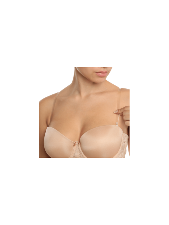 BYE-BRA - JARRETELLES SOUTIEN-GORGE TRANSPARENT