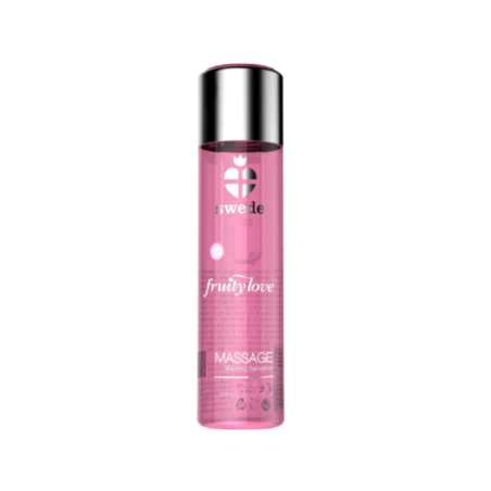 SWEDE - FRUITY LOVE HUILE DE MASSAGE EFFET CHAUFFANT VIN MOUSSEUX FRAISE 120 ML