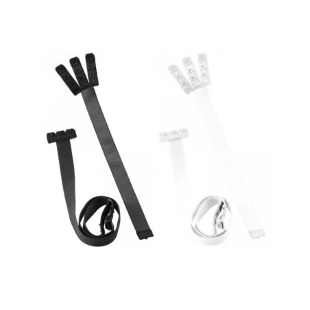 BYE-BRA - ADAPTATEUR DE SOUTIEN-GORGE À DOS OUVERT NOIR & BLANC