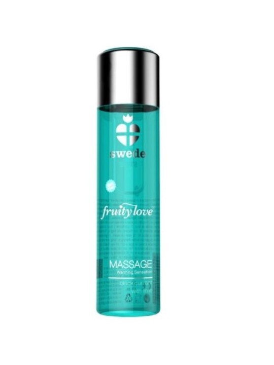 SWEDE - FRUITY LOVE HUILE DE MASSAGE EFFET CHAUFFANT CASSIS ET CITRON VERT 60 ML