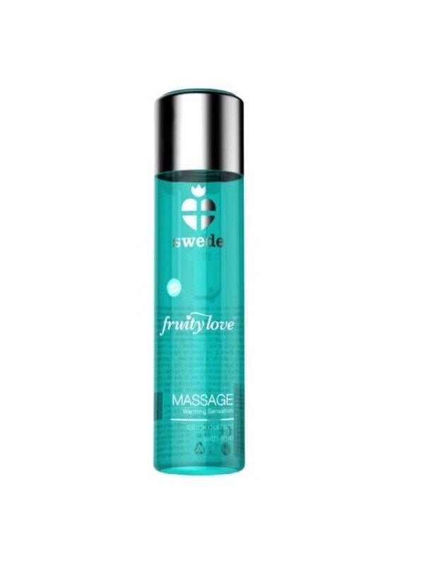 SWEDE - FRUITY LOVE HUILE DE MASSAGE EFFET CHAUFFANT CASSIS ET CITRON VERT 60 ML