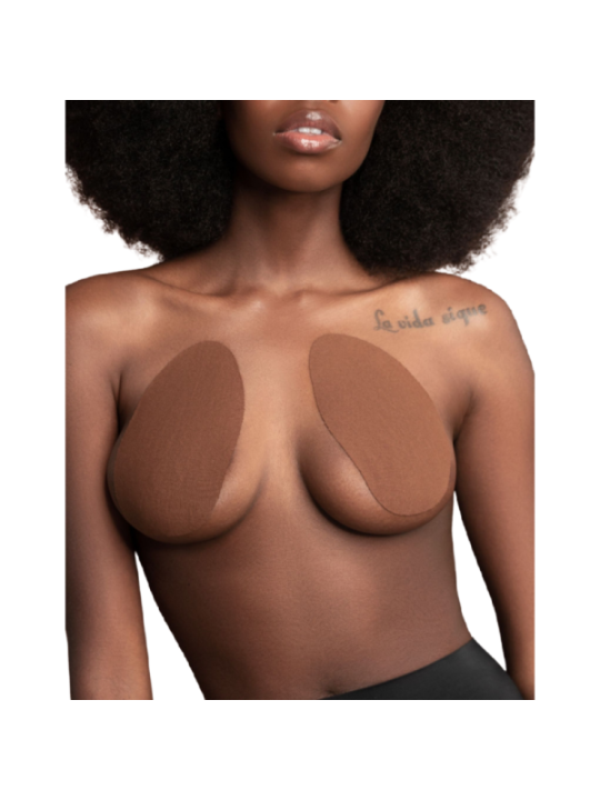 BYE-BRA - RENFORCEMENTSEINS + 3 PAIRES SATINÉES BRUN BONNET F/H