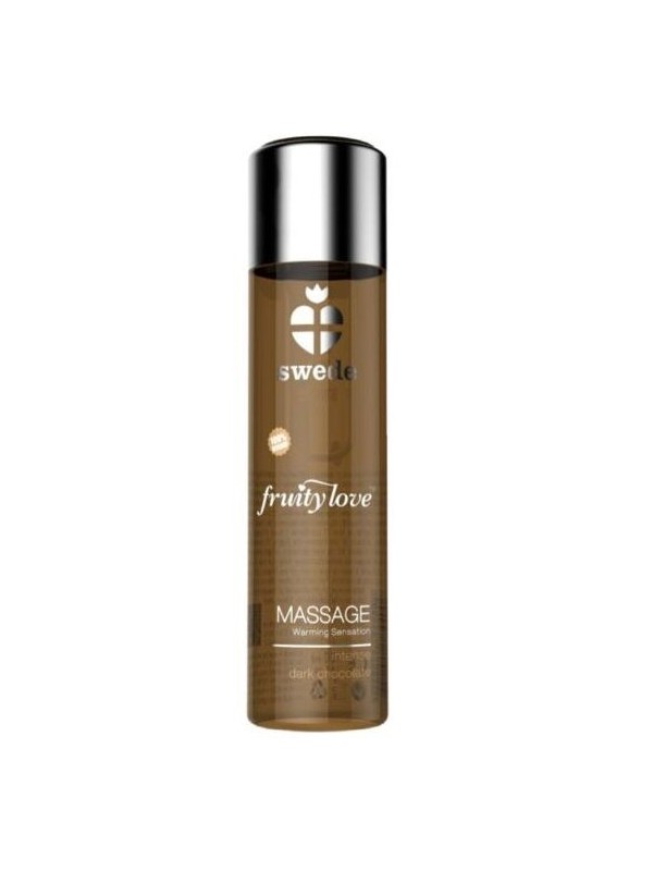 SWEDE - FRUITY LOVE EFFET CHAUFFANT HUILE DE MASSAGE CHOCOLAT NOIR INTENSE 60 ML