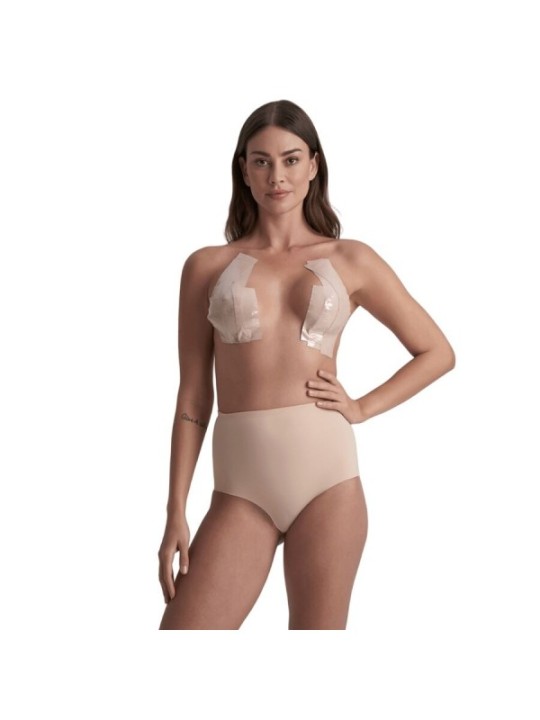 BYE-BRA - BODY TAPE DOUBLE SIDED CINTA DE DOBLE CARA BEIGE TALLA ÚNICA 5 x 500 CM