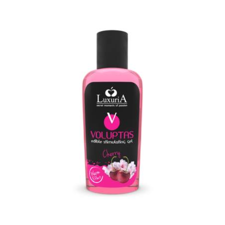 INTIMATELINE LUXURIA - VOLUPTAS GEL DE MASSAGE COMESTIBLE EFFET CHAUFFANT - CERISE 100 ML