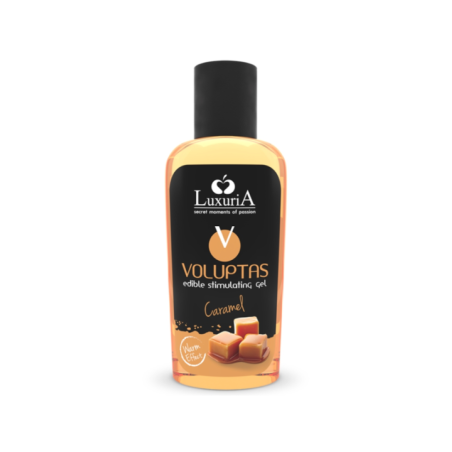 INTIMATELINE LUXURIA - VOLUPTAS GEL DE MASSAGE COMESTIBLE EFFET CHAUFFANT - CARAMEL 100 ML