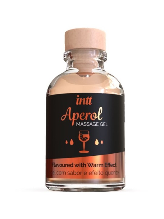 INTT MASSAGE & ORAL SEX - GEL DE MASSAGE APEROL EFFET CHALEUR INTENSE