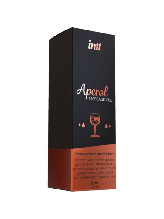 INTT MASSAGE & ORAL SEX - GEL DE MASSAGE APEROL EFFET CHALEUR INTENSE