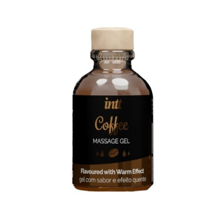 INTT MASSAGE & ORAL SEX - GEL DE MASSAGE SAVEUR CAFÉ EFFET CHAUD
