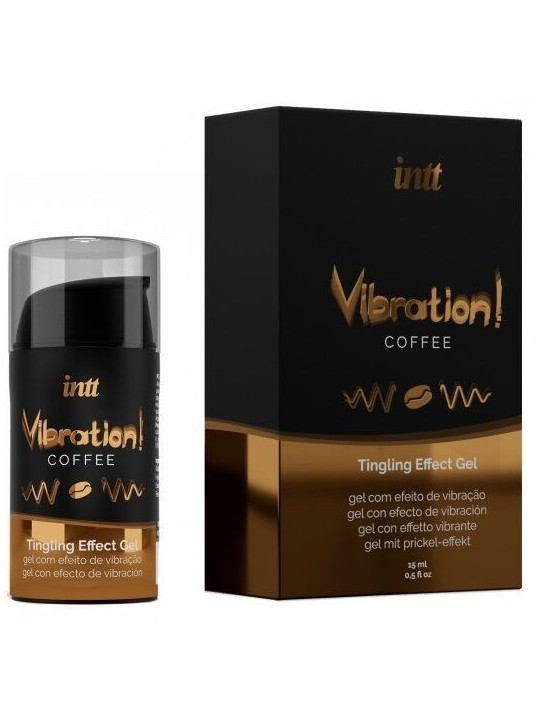 INTT MASSAGE & ORAL SEX - GEL DE MASSAGE SAVEUR CAFÉ EFFET CHAUD