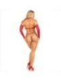 LEG AVENUE - ENSEMBLE 3 PIÈCES TOP + STRING + MANCHES