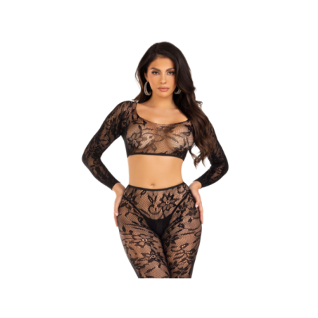 LEG AVENUE - ENSEMBLE HAUT COURT ET COLLANTS