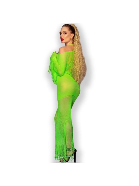 CHILIROSE - CR 4666 HAUT & JUPE VERT S/M