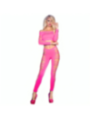 CHILIROSE - CR 3654 TOP & LEGGINS ROSE S/M