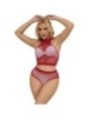 SUBBLIME - 952402 ENSEMBLE RESILLE AVEC LOSANGES ROSES TAILLE UNIQUE