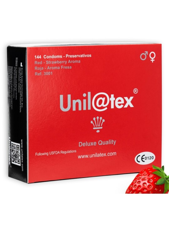 UNILATEX - CONSERVATEURS ROUGE / FRAISE 144 UNITÉS