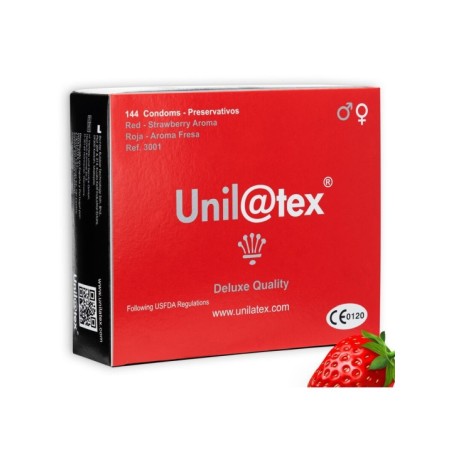 UNILATEX - CONSERVATEURS ROUGE / FRAISE 144 UNITÉS