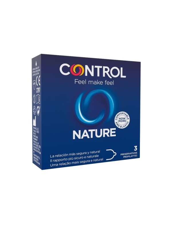 CONTROL - PRÉSERVATIFS ADAPTA NATURE 3 UNITÉS