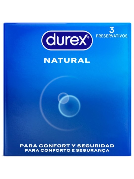 DUREX - PRÉSERVATIFS NATURELS 3 UNITÉS