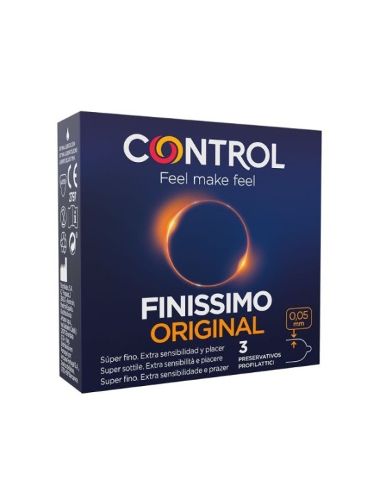 CONTROL - PRÉSERVATIFS FINISSIMO 3 UNITÉS
