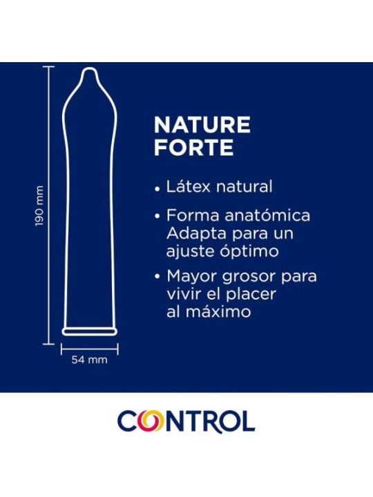CONTROL - PRÉSERVATIFS NATURE FORTE 144 UNITÉS