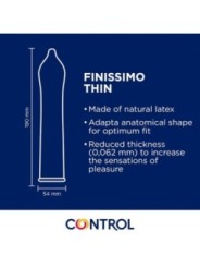 CONTROL - PRÉSERVATIFS FINISSIMO SENSO 144 UNITÉS