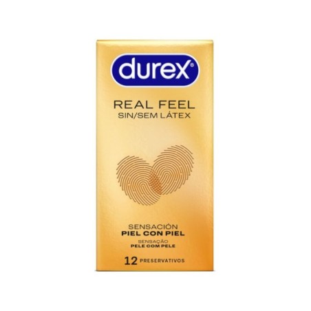 DUREX - PRÉSERVATIFS REAL FEEL SANS LATEX 12 UNITÉS